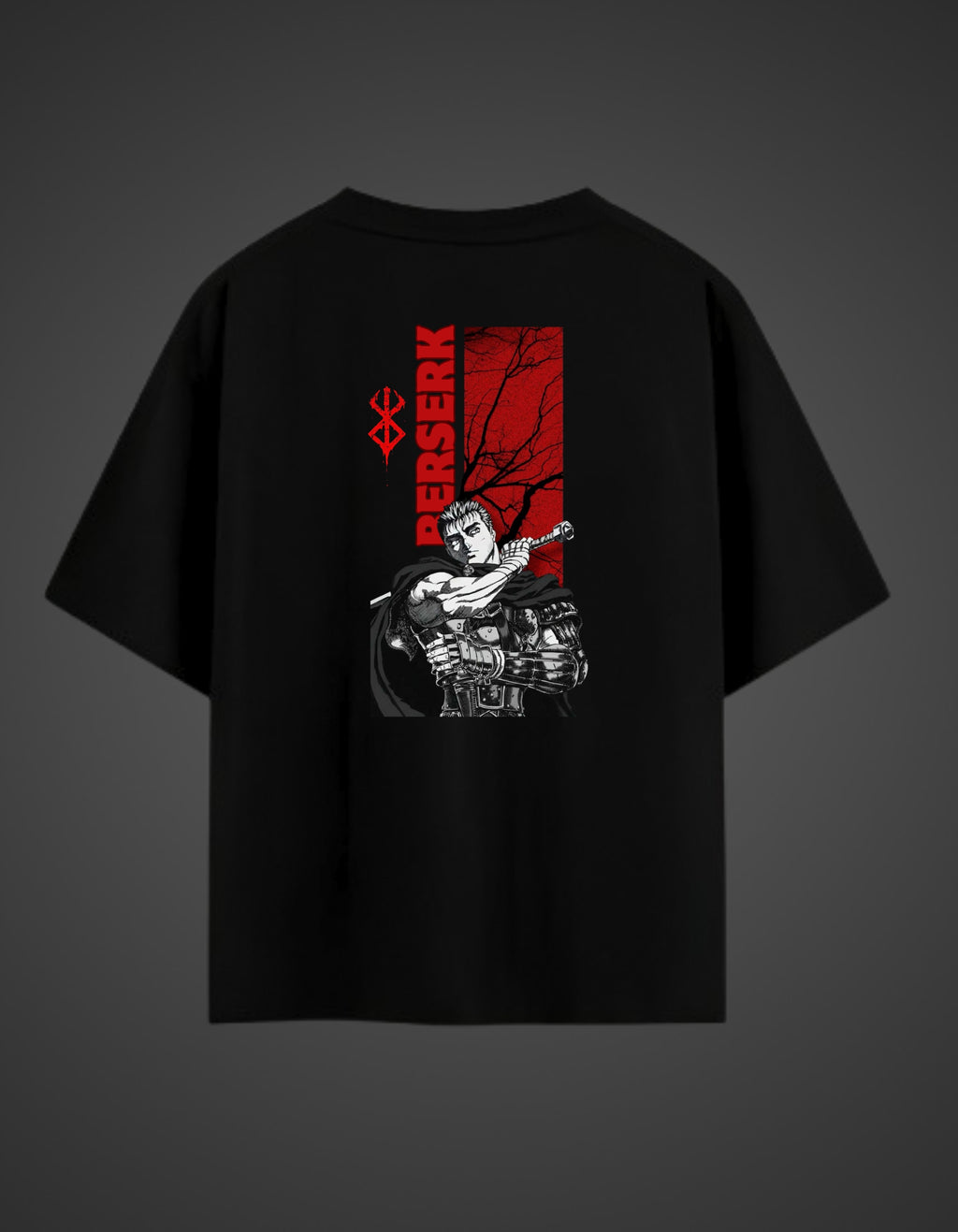 Berserk Guts Oversized T Shirt – 240 GSM Heavyweight | Anime T-Shirt