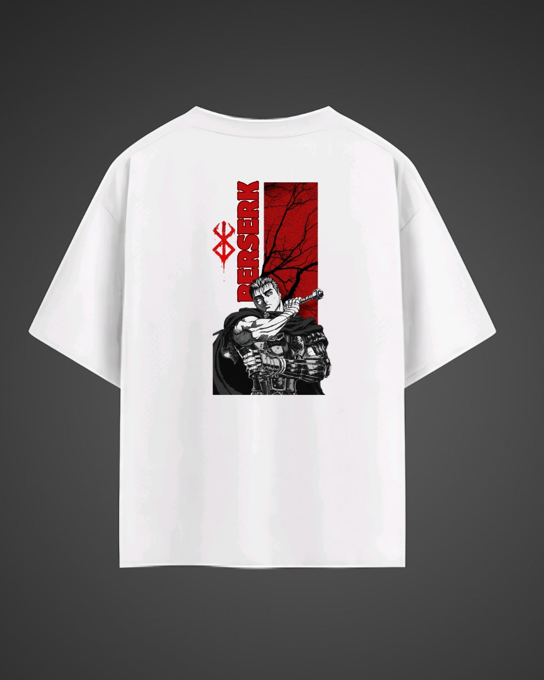 Berserk Guts Oversized T Shirt – 240 GSM Heavyweight | Anime T-Shirt