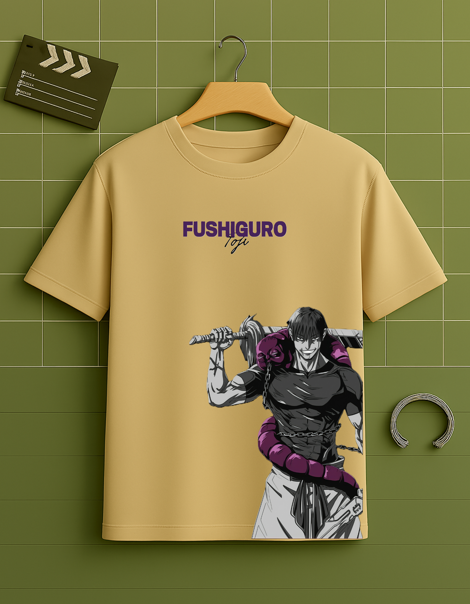 Fushiguro Anime T-Shirt | Black Oversized Streetwear