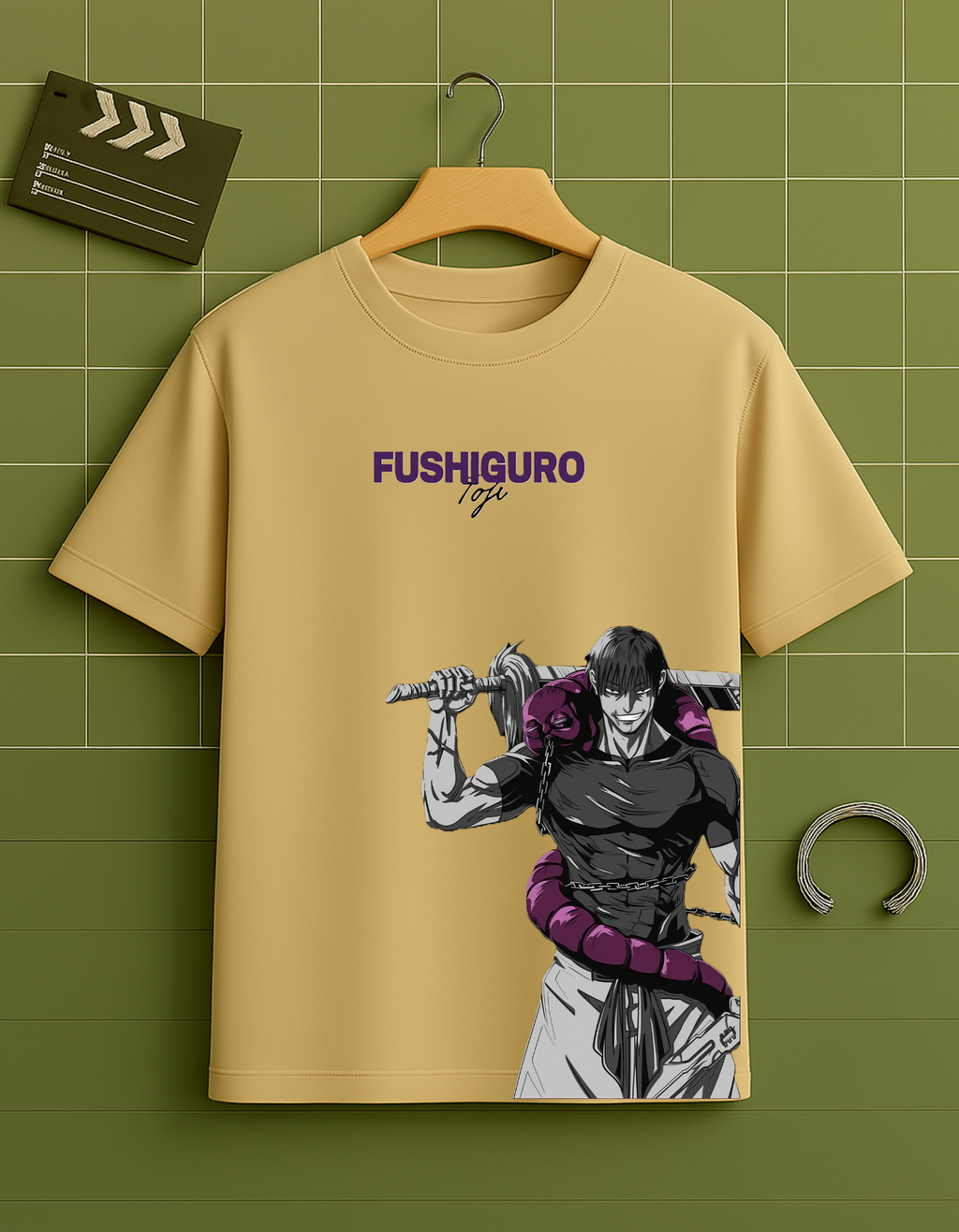 Fushiguro Anime T-Shirt | Black Oversized Streetwear