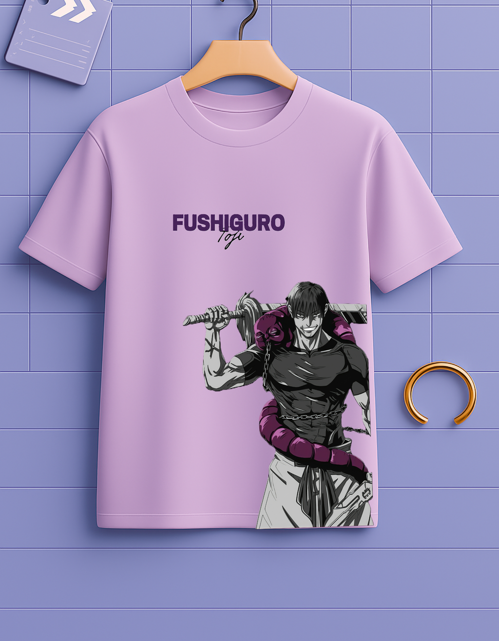 Fushiguro Anime T-Shirt | Black Oversized Streetwear