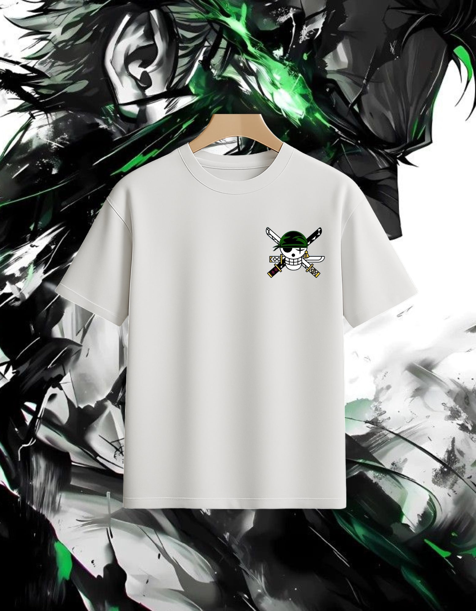 Zoro Oversized Tee | Green Demon Style