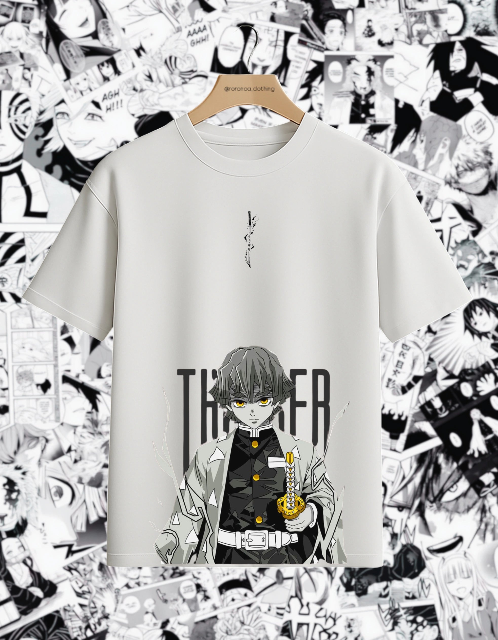 Zenitsu Oversized T-Shirt | Demon Slayer oversized T-shirt