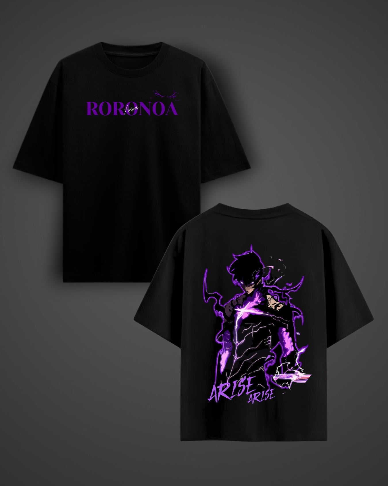 Solo leveling Oversized T-Shirt – Anime Streetwear