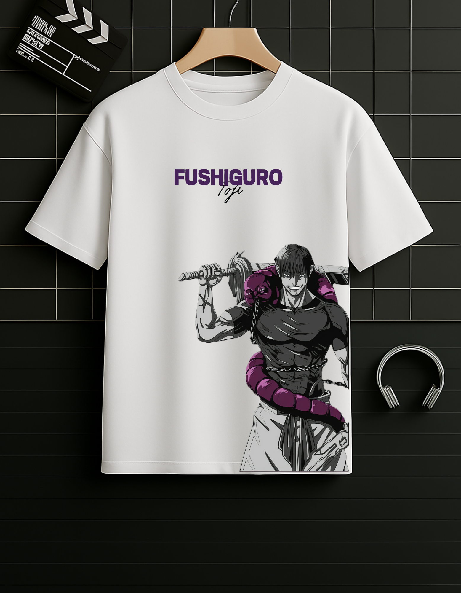 Fushiguro Anime T-Shirt | Black Oversized Streetwear
