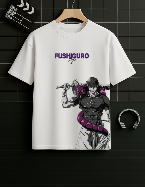 Fushiguro Anime T-Shirt | Black Oversized Streetwear